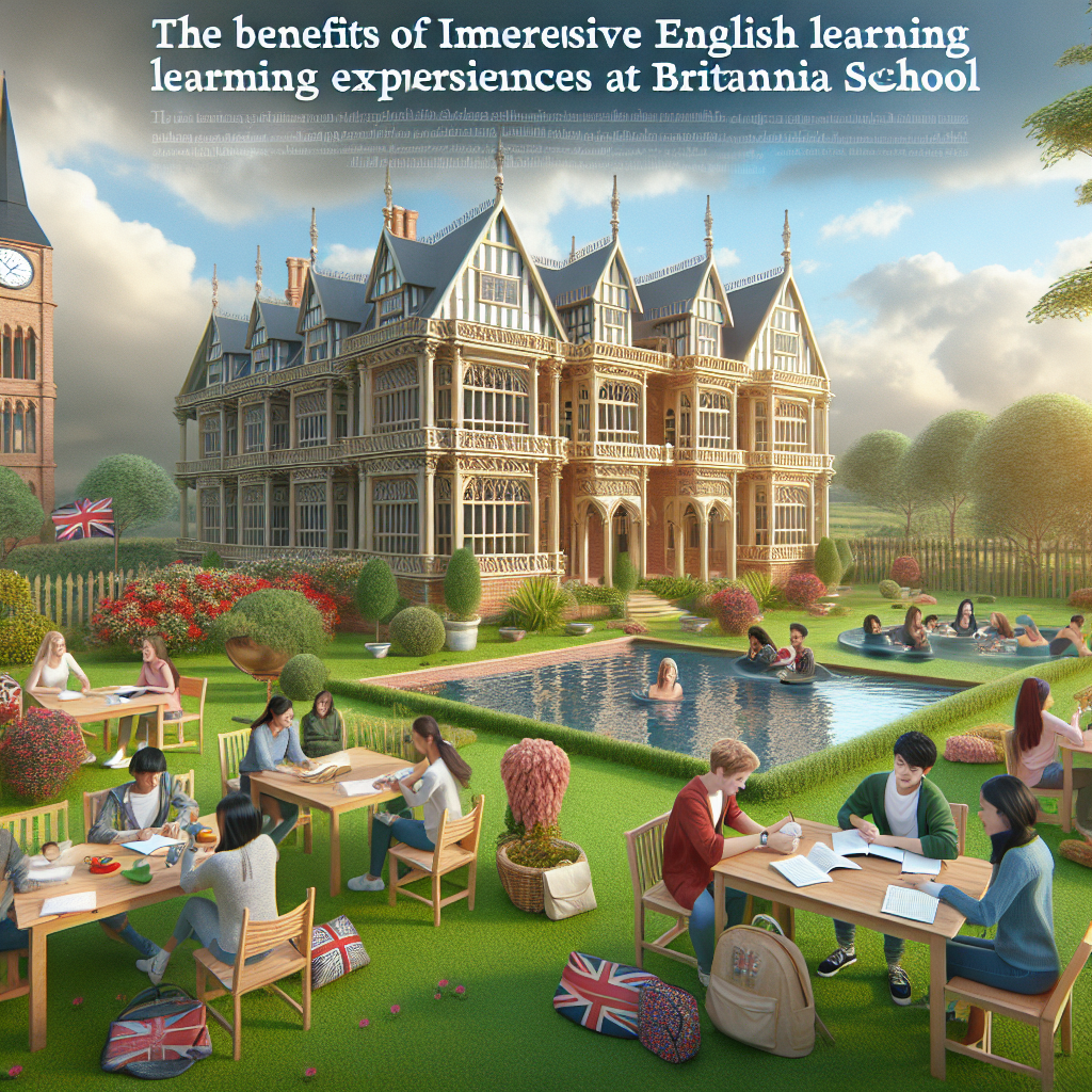 The Benefits of Immersive English Learning Experiences at Britannia School
