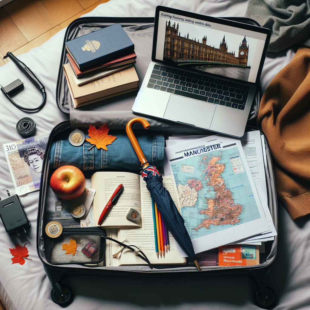 What to Pack for Studying Abroad in Manchester
