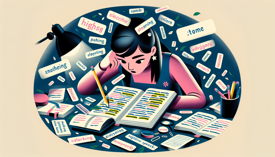 Picking out key words in speeches